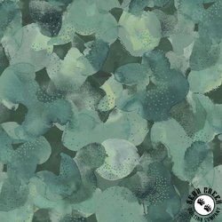 P&B Textiles Nature Story Leaf Canopy Teal P&B Textiles Nature Story Leaf Canopy Teal