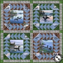 Loons Free Quilt Pattern Loons Free Quilt Pattern