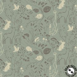 Windham Fabrics Forest Tales Forest Floor Eucalyptus Windham Fabrics Forest Tales Forest Floor Eucalyptus