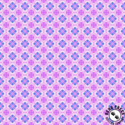 In The Beginning Fabrics Dragon Friends Geo 7 Purple