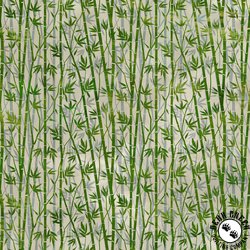 In The Beginning Fabrics Oriental Gardens Bamboo Green