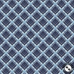 Riley Blake Designs Stars and Stripes Forever Plaid Blue Riley Blake Designs Stars and Stripes Forever Plaid Blue