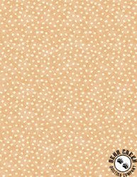 Wilmington Prints Harvest Blooms Dots Orange