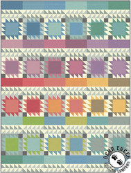 Cottage Cloth II Artisan Blanket Free Quilt Pattern