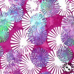 Riley Blake Designs Expressions Batiks Bedazzled Poofs Dancing Queen
