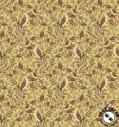 Maywood Studio French Market Leaves Yellow
