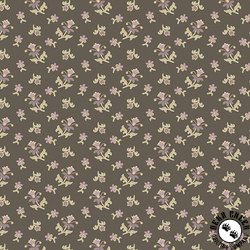Andover Fabrics Wildflower Cottage Scatter Garden Charcoal