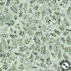 QT Fabrics Bearsville Woodland Ditzy Sage QT Fabrics Bearsville Woodland Ditzy Sage