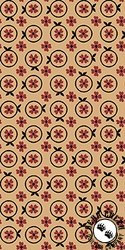 QT Fabrics Oxford Archival Set Flower Tan QT Fabrics Oxford Archival Set Flower Tan