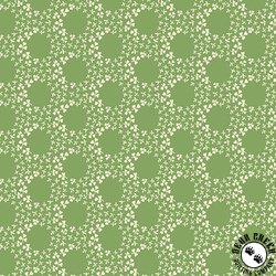 Andover Fabrics Little Clover Rings Green