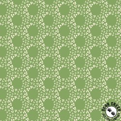 Andover Fabrics Little Clover Rings Green Andover Fabrics Little Clover Rings Green