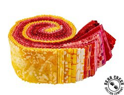 Expressions Batiks Berry Lemonade Strip Roll by Riley Blake Designs Expressions Batiks Berry Lemonade Strip Roll by Riley Blake Designs