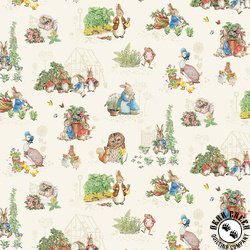 Riley Blake Designs Peter Rabbit and Friends Characters Cloud Riley Blake Designs Peter Rabbit and Friends Characters Cloud