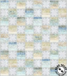 Morning Mist Strips and Stars Free Quilt Pattern