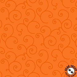 Maywood Studio Kimberbell Basics Scroll Orange Tonal Maywood Studio Kimberbell Basics Scroll Orange Tonal