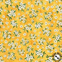 QT Fabrics Citrus Bliss Lemon Blossoms Lt. Orange QT Fabrics Citrus Bliss Lemon Blossoms Lt. Orange