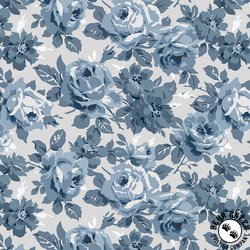 Riley Blake Designs Serenity Blues Main Taupe