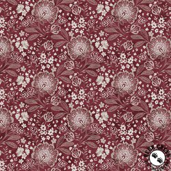 P&B Textiles Elizabeth 108 Inch Wide Backing Fabric Jacobean Allover Dark Red P&B Textiles Elizabeth 108 Inch Wide Backing Fabric Jacobean Allover Dark Red