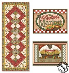 Farmer's Market Free Table Set Pattern by Quilting Treasures Farmer's Market Free Table Set Pattern by Quilting Treasures