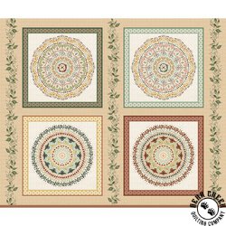 P&B Textiles Floral Chic Panel P&B Textiles Floral Chic Panel