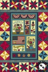 Liberty Hill - Americana Folk Free Quilt Pattern by Benartex Liberty Hill - Americana Folk Free Quilt Pattern by Benartex