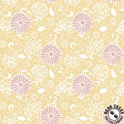 Riley Blake Designs Love Me More Botanical Yellow