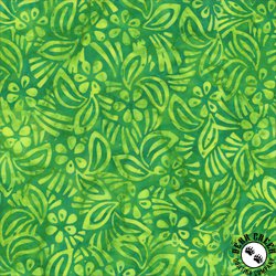 Anthology Fabrics Quilt Essentials 7 Splendor Batiks Hibiscus Shamrock