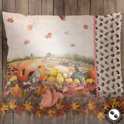 The Secret Life of Squirrels III - Easy Pillowcase Free Pattern