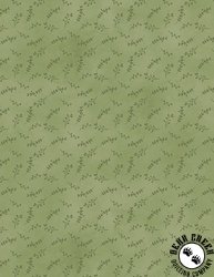 Wilmington Prints Fleur Amour Small Branches Green