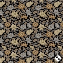 Andover Fabrics Night Blooms 108 Inch Wide Ebony