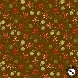 Andover Fabrics Autumn Woods Bittersweet Brown