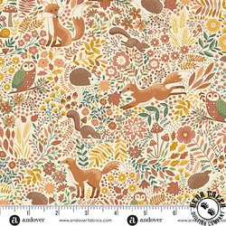 Andover Fabrics Hello Autumn Wild Wood Cream