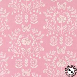Moda Kindness Damask Rose Pink Moda Kindness Damask Rose Pink