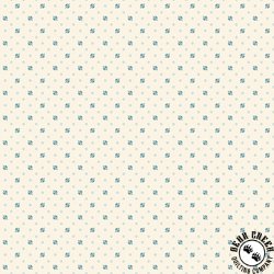 Marcus Fabrics Cottage Florals Mini Dots Aqua