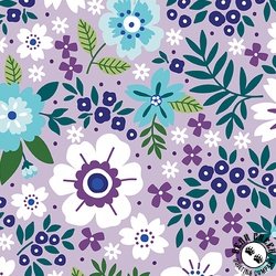 Benartex Seaside Garden Cottage Garden Lavender Benartex Seaside Garden Cottage Garden Lavender