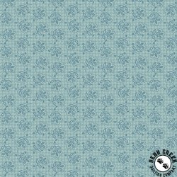 Benartex Heartland Tonal Flowers Turquoise