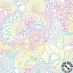 Andover Fabrics Color Wheel Rainbow Stitched Day Andover Fabrics Color Wheel Rainbow Stitched Day