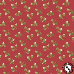 Andover Fabrics Joy Holly Cranberry