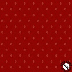 Marcus Fabrics Prairie Dry Goods II Oval Dash Red Marcus Fabrics Prairie Dry Goods II Oval Dash Red
