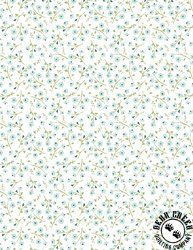 Wilmington Prints Juliette Small Floral Teal