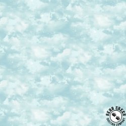 Northcott Highland Home Clouds Light Blue