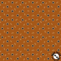 Andover Fabrics Carolina Acorn Leaf Cheddar