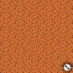 Andover Fabrics Midnight Moon Bats Pumpkin
