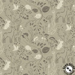 Windham Fabrics Forest Tales Forest Floor Taupe