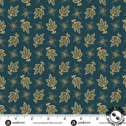 Andover Fabrics Carolina Falling Fleur Blue