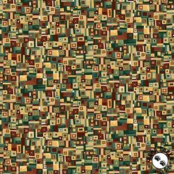Andover Golden Patchwork Green