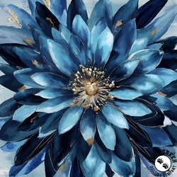 Studio E Fabrics Behind Blue Eyes Flower Power Panel Peacock Studio E Fabrics Behind Blue Eyes Flower Power Panel Peacock