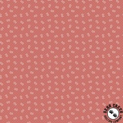 Riley Blake Designs Mary Catherine Flower Dots Faded Red