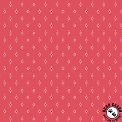 Andover Fabrics Plain and Simple Flower Pin Red Andover Fabrics Plain and Simple Flower Pin Red