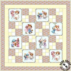 Sunbonnet Emma & Friends Play Time Free Quilt Pattern by Elizabeth's Studio